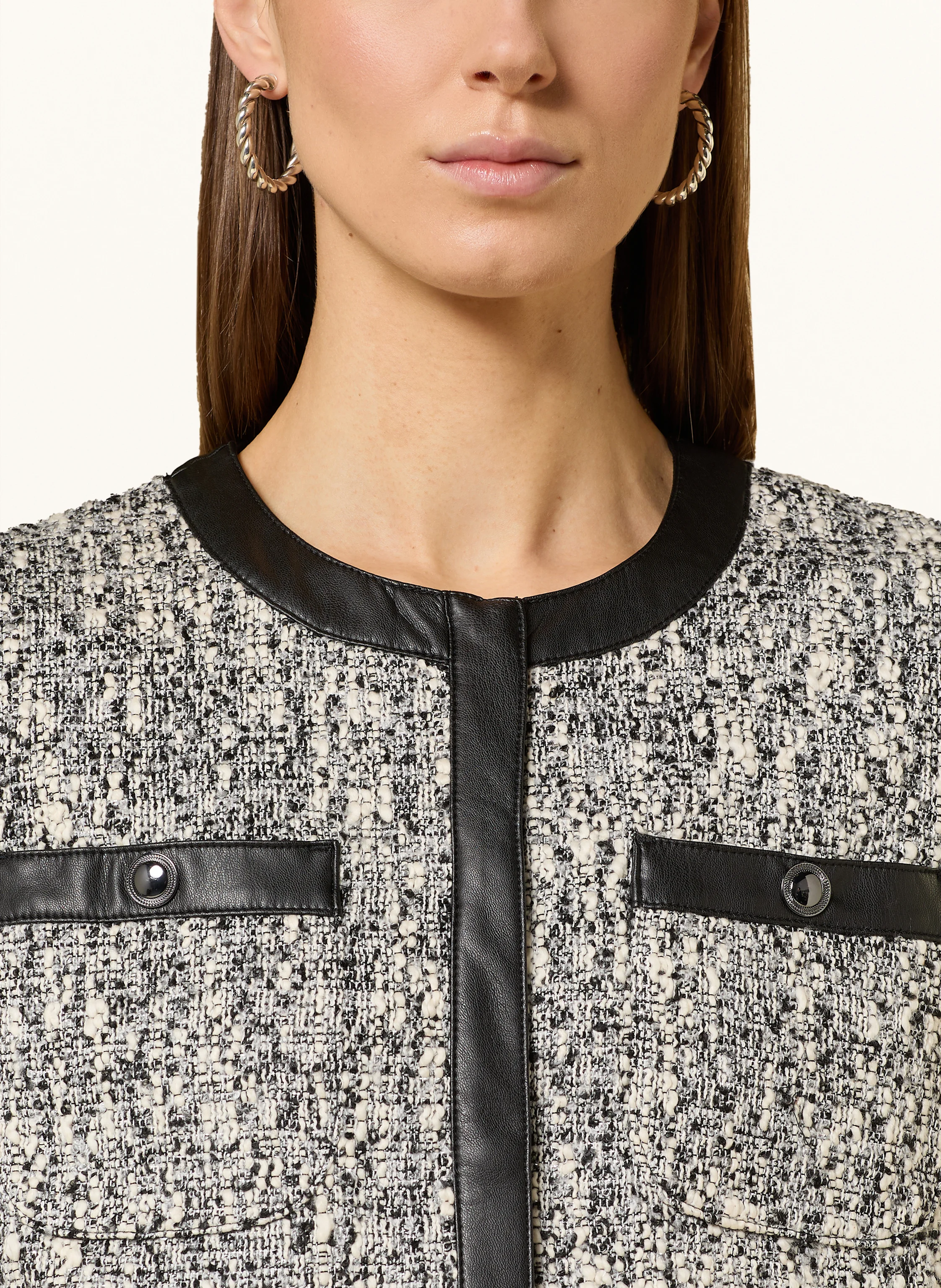 Betty Barclay Bouclé-Jacke mit Glitzergarn