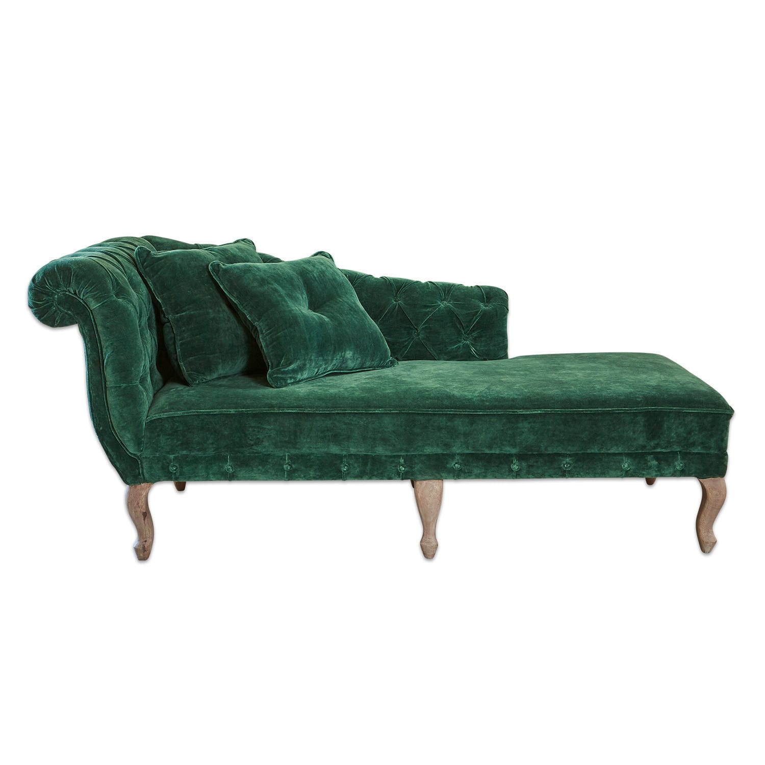 Chaiselongue Viviani dunkelgrün