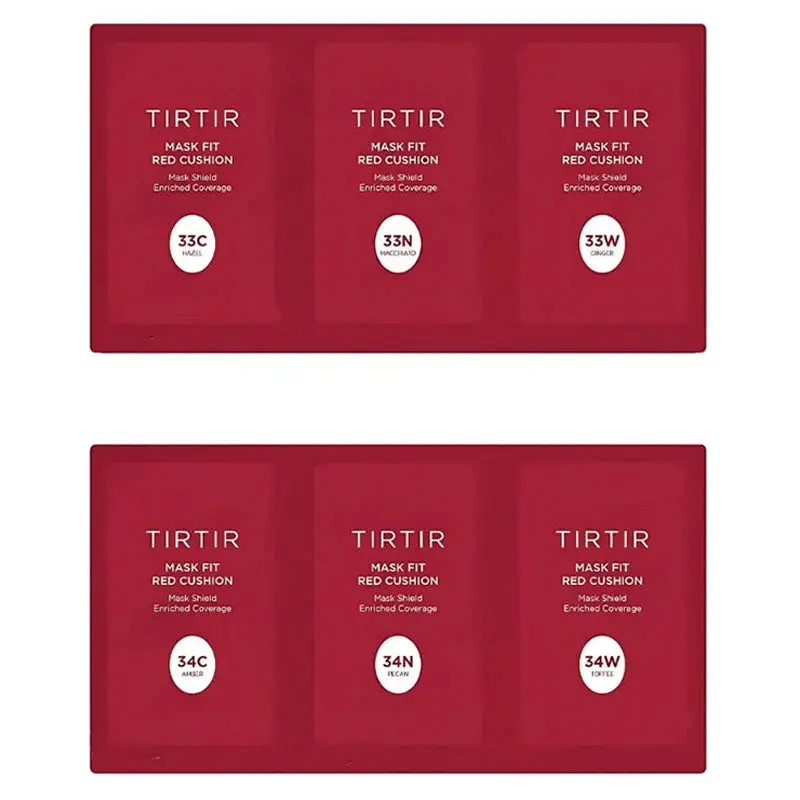 Mask Fit Red Cushion 6 Shade Trial Kit