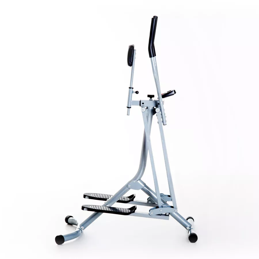HOMCOM Crosstrainer mit LCD-Display grau