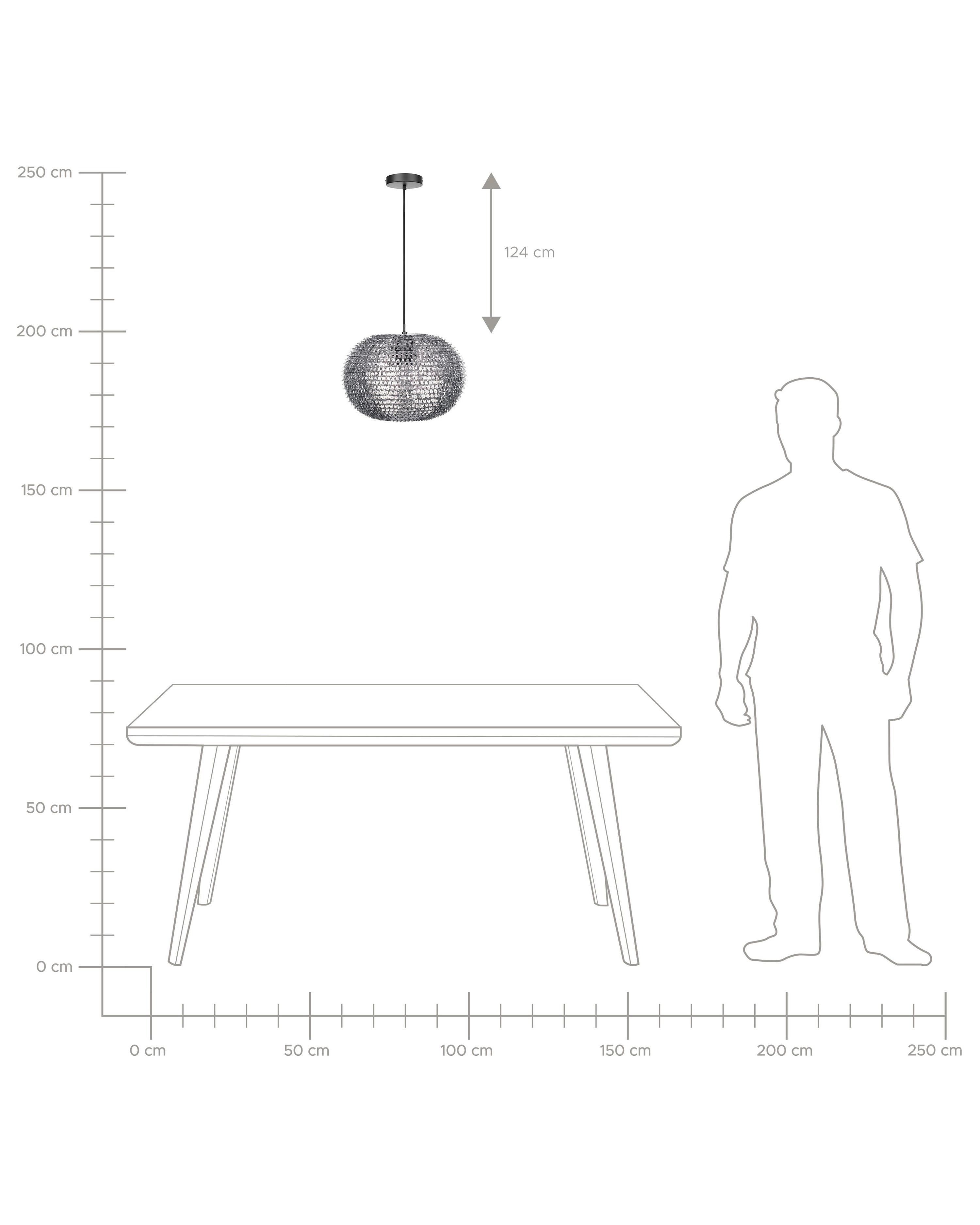 Hanglamp REINE Metaal Zilver