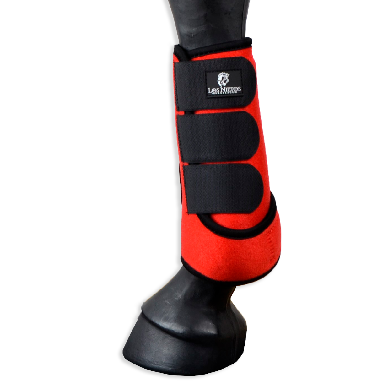 Protetor Softopren, conjunto de um par | Vermelho | Equipamento para Cavalos | Selaria Los Nietos | Tradição Artesanal