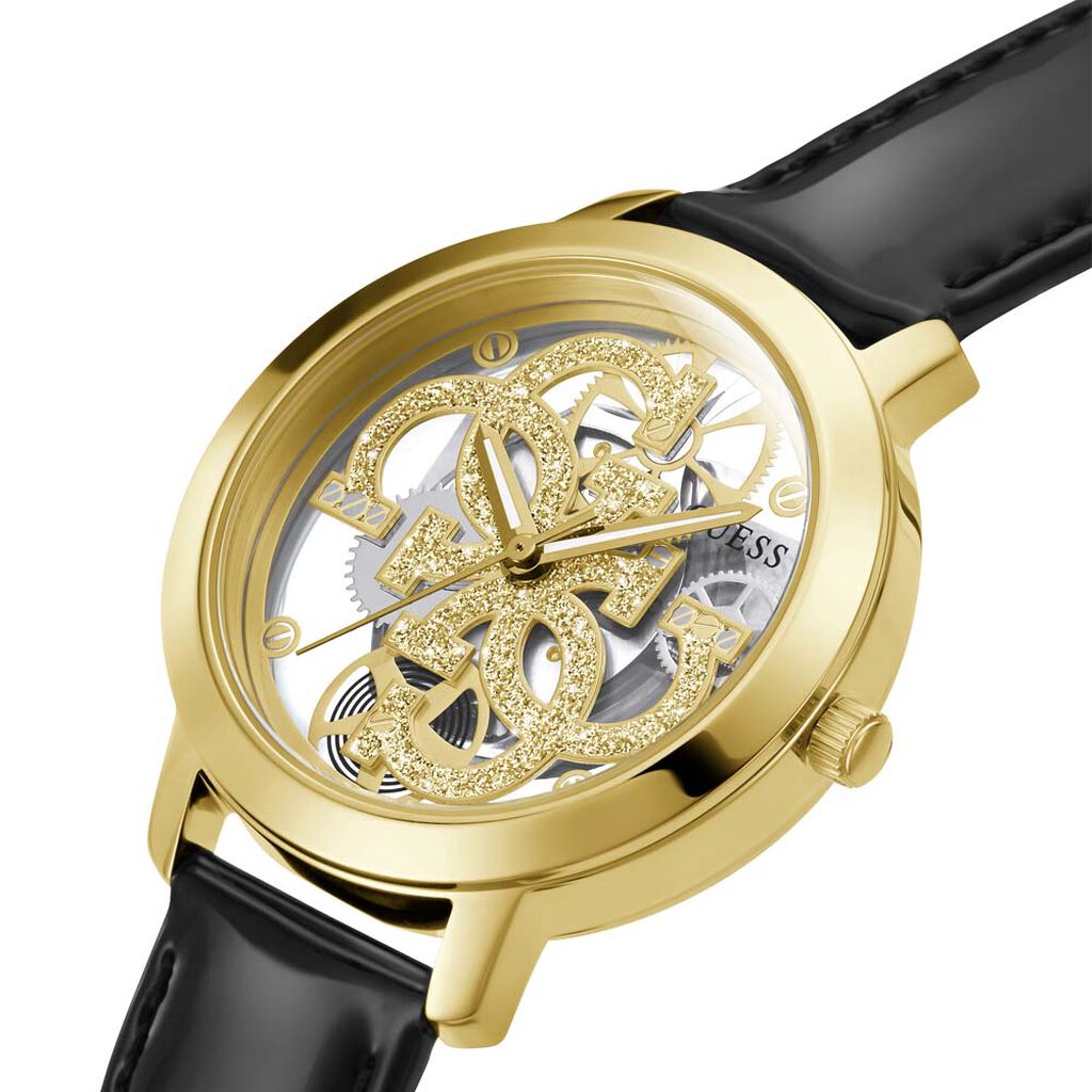 Montre Guess Quattro Clear Doré