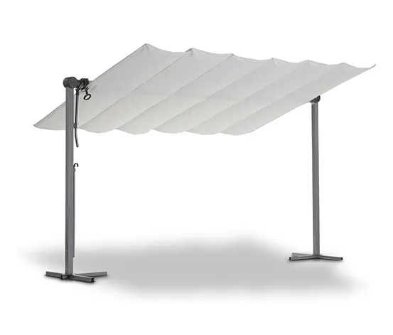Leco Sonnendach, 400 x 250 cm, hellgrau