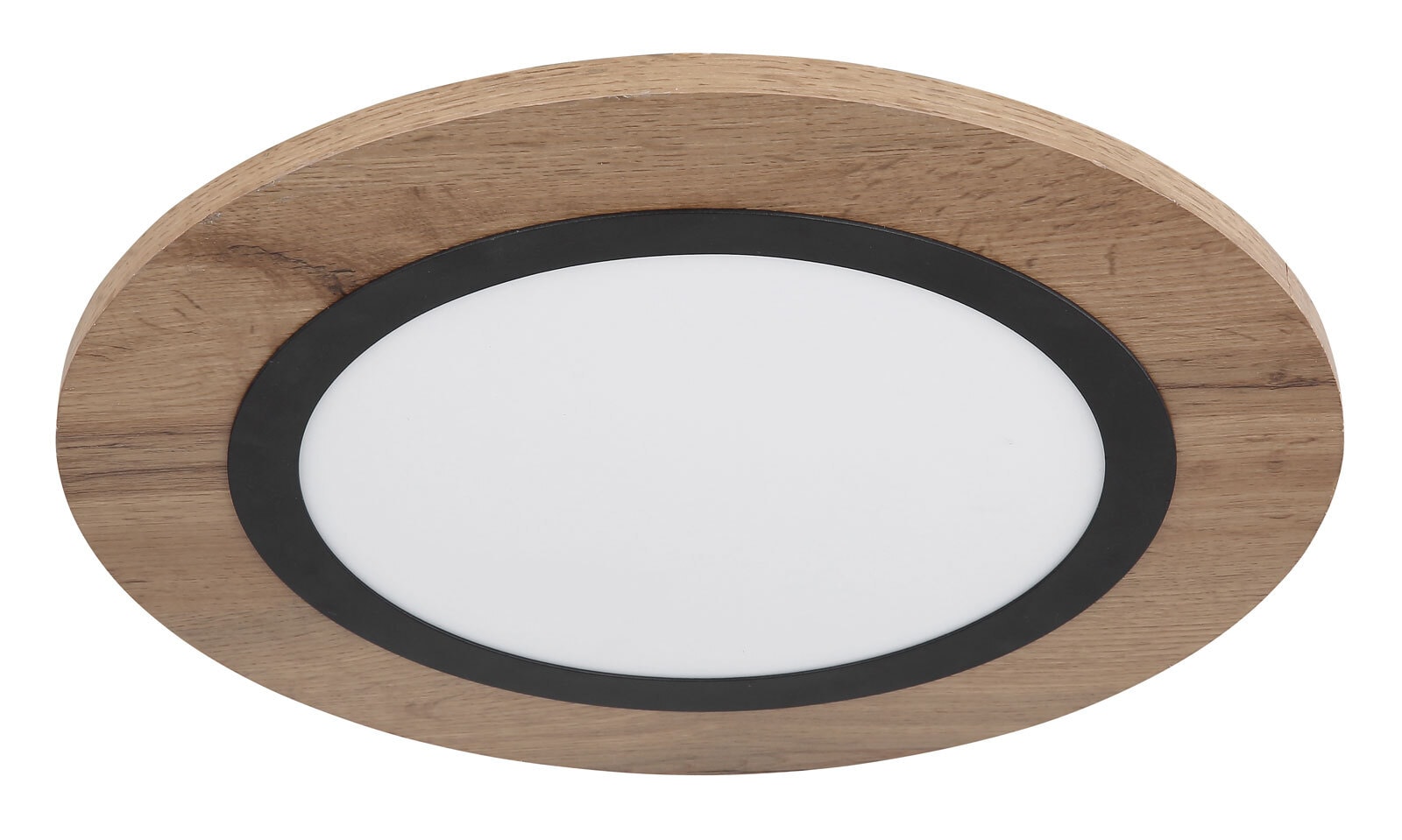 GLOBO LED Deckenlampe LEA 40 cm Holzoptik
