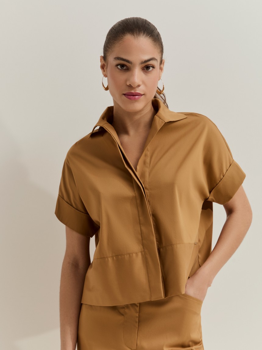 Blusa de manga curta