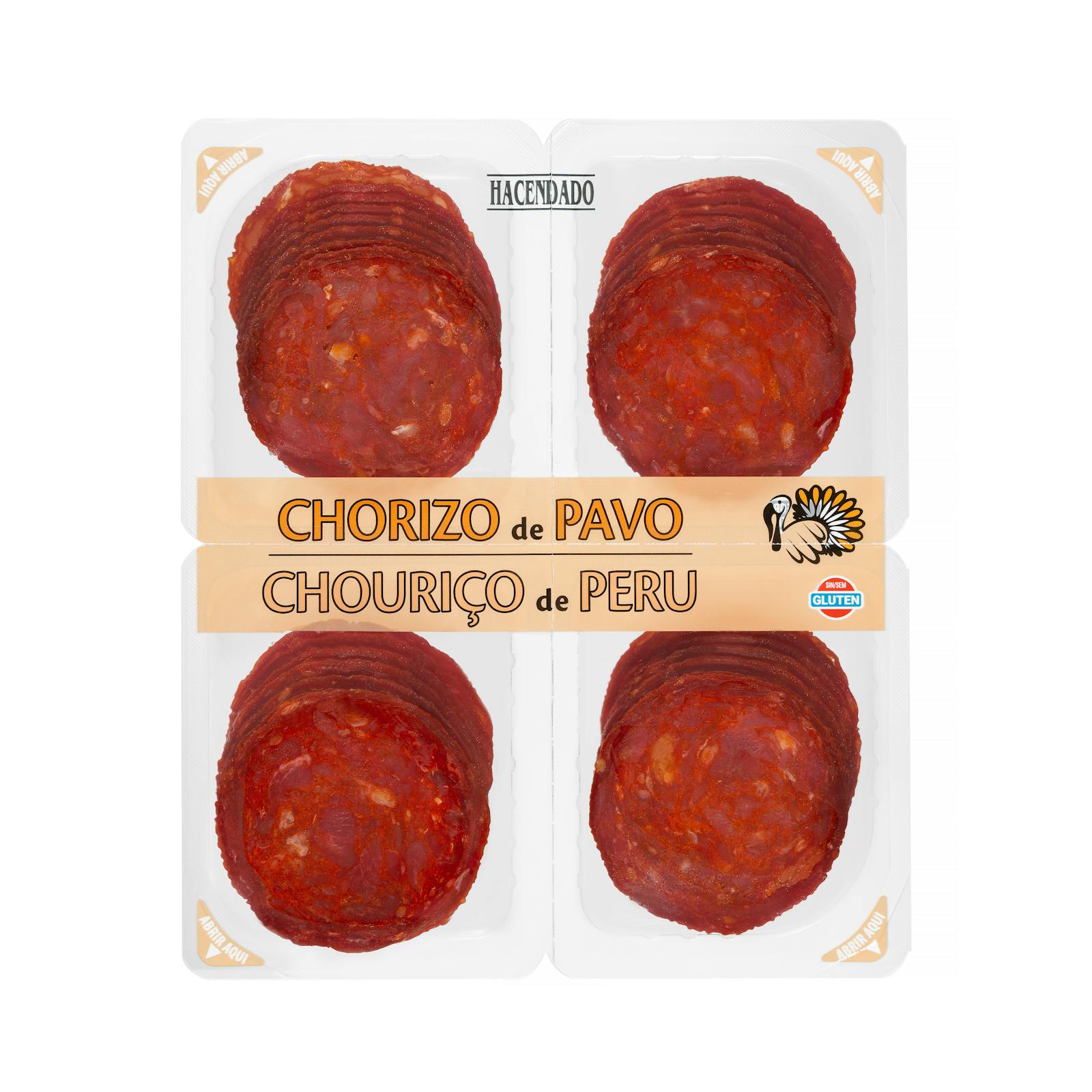 Tranches de chorizo de dinde extra Hacendado