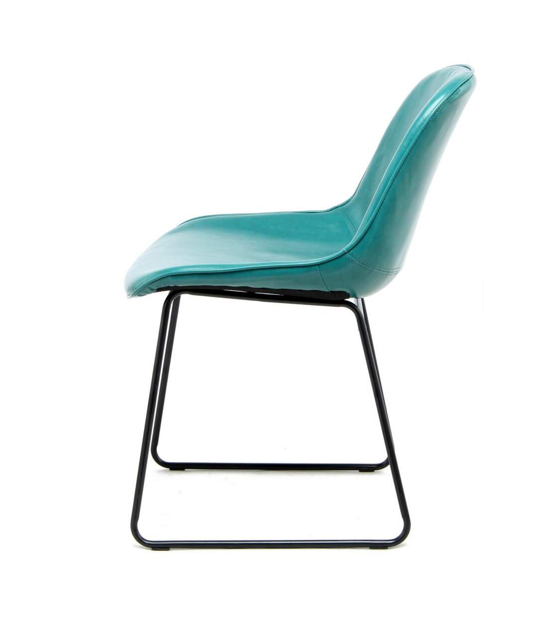 Lot de 2 chaises ATA en skaï fait main BSCI