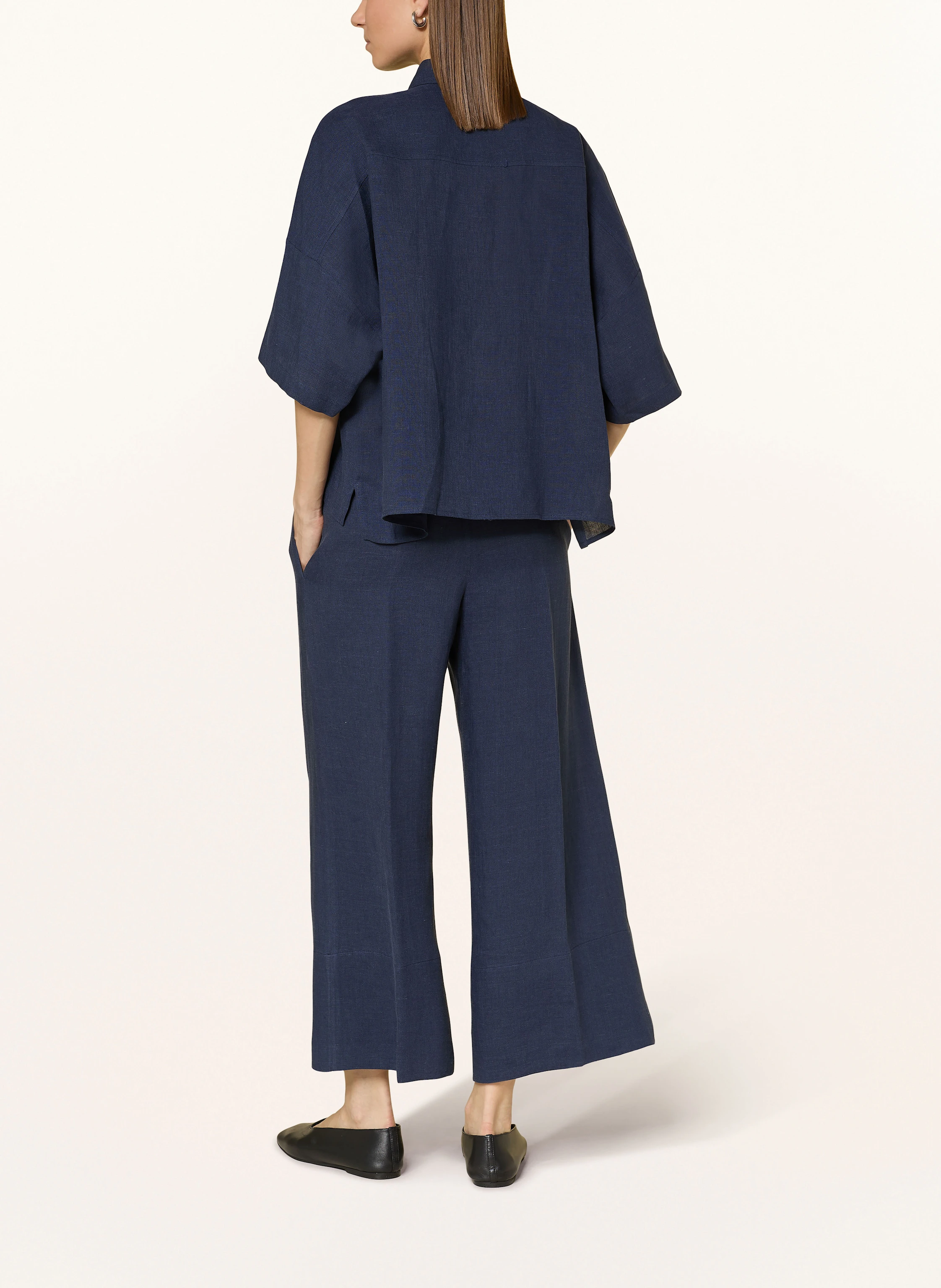 ANTONELLI firenze Leinenbluse BIELLA mit 3/4-Arm