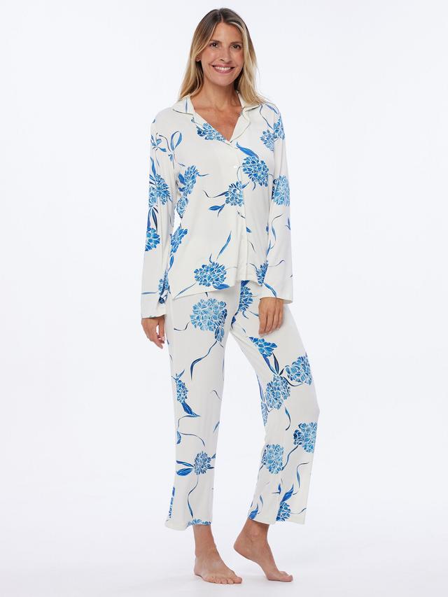 Pyjama mit floralem Druck