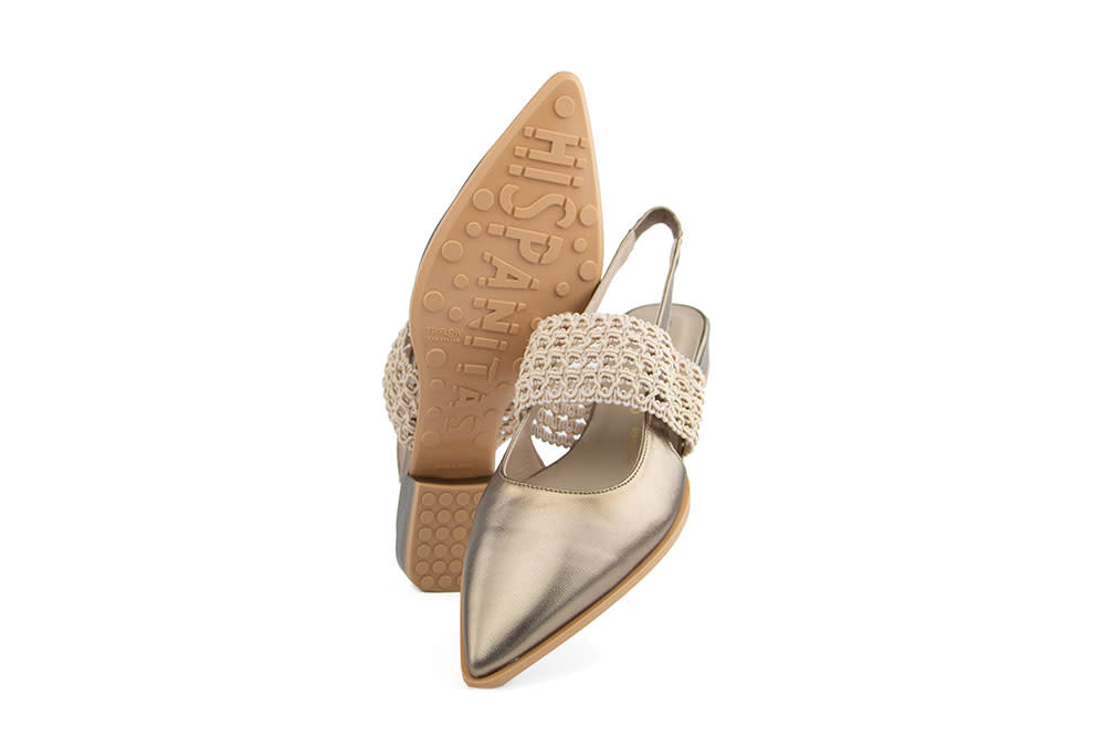Hispanitas Slingback Turin Starmet Taupe