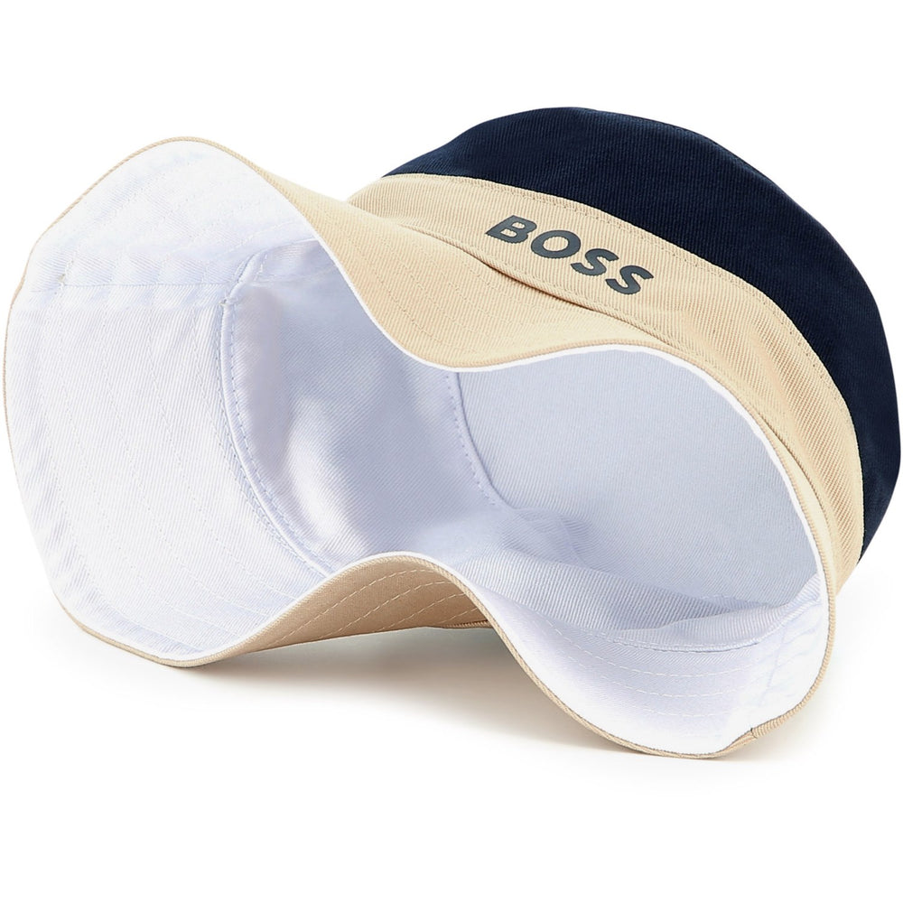 Køb Hugo Boss White Vendbar Bøllehat
