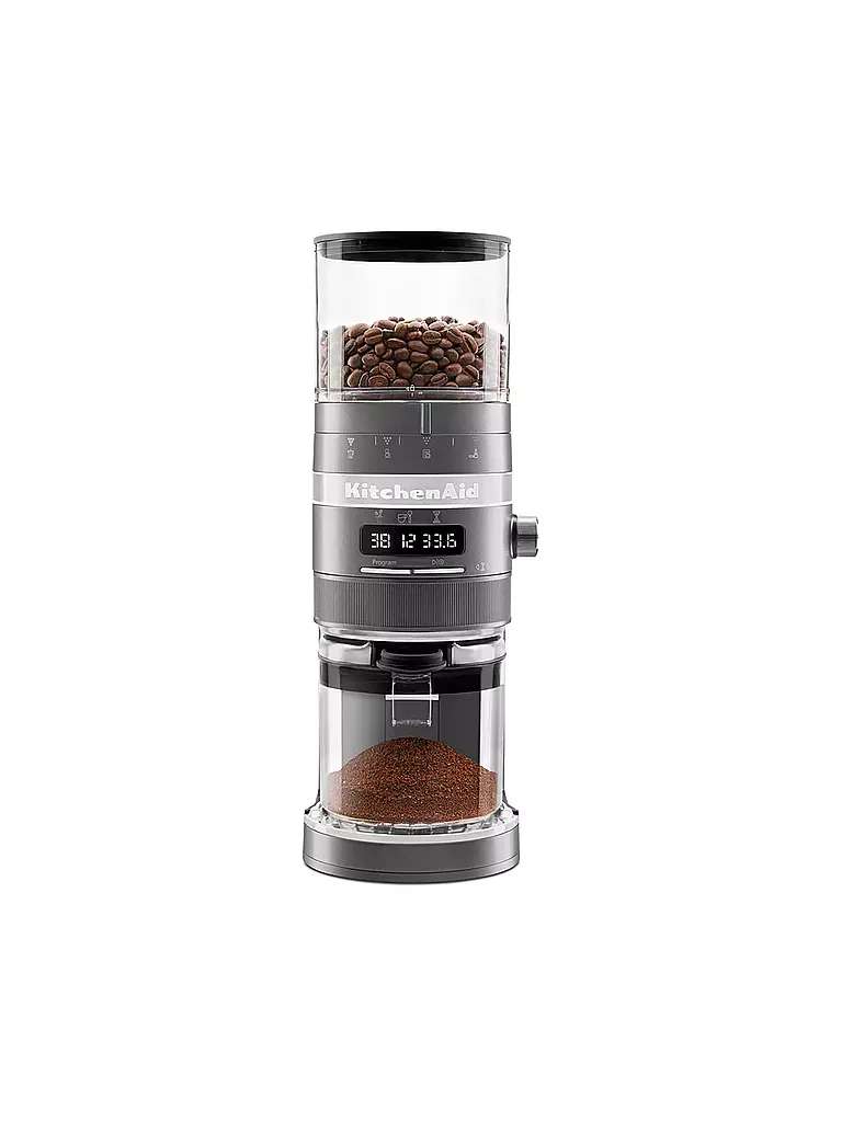 KITCHENAID Kaffeemühle Artisan 5KCG8433EMS Medaillonsilber silber