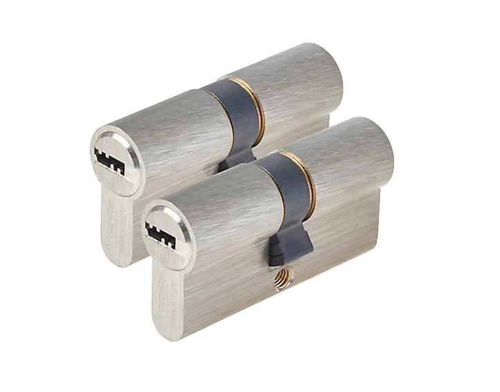 Cylindre de sécurité Vachette 30 x 30 mm, lot de 2