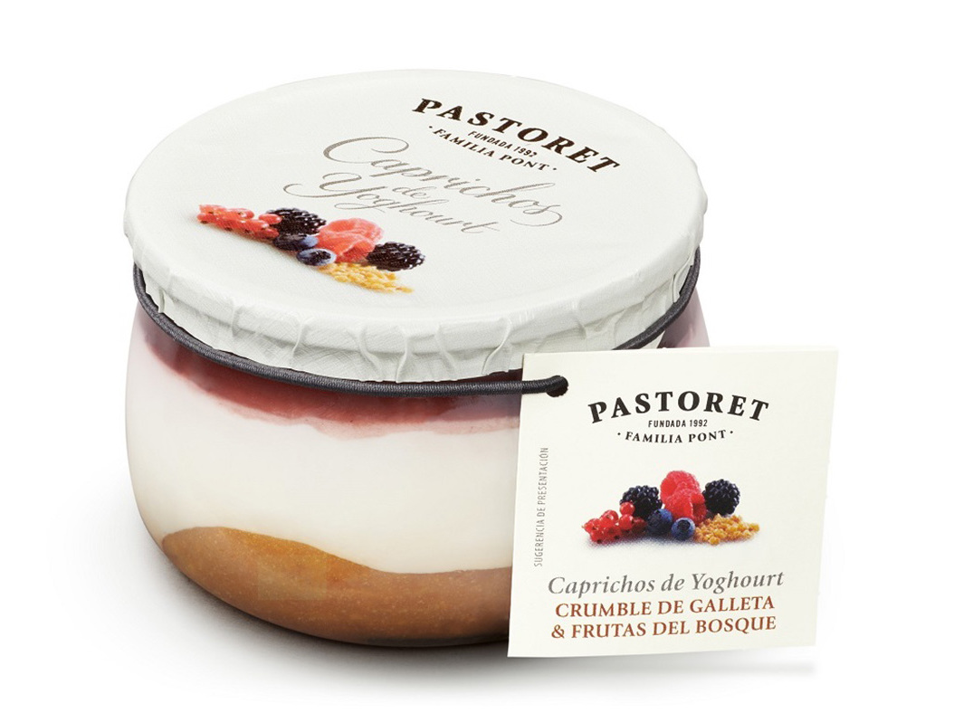 IOGURTE PASTORET CRUMBLE E FRUTOS BOSQUE 150G