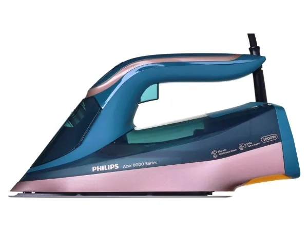 Philips Azur 8000 Series DST8030 - Dampstrygejern med automatisk afbrydelse - såleplade: SteamGlide Elite - 3000 W - opalgrøn
