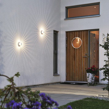 Konstsmide buitenlamp Monza ø9 cm aluminium