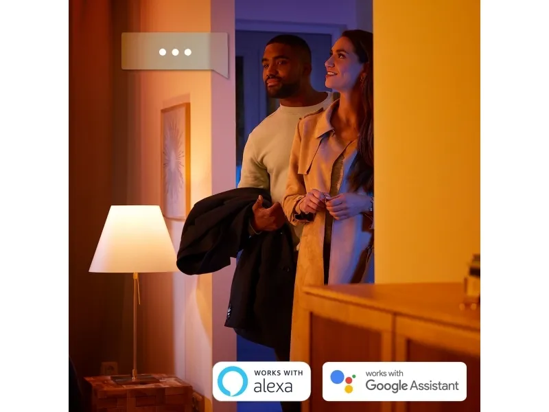 Philips Hue White Color Ambiance Centris Kryds 3-Spot Sort - BT