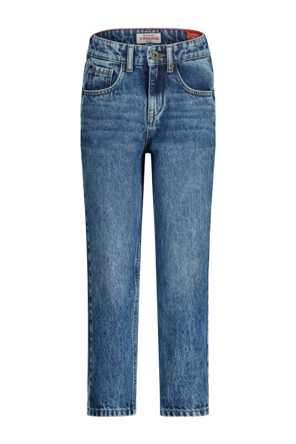 Vingino loose fit jeans Castiano blue vintage