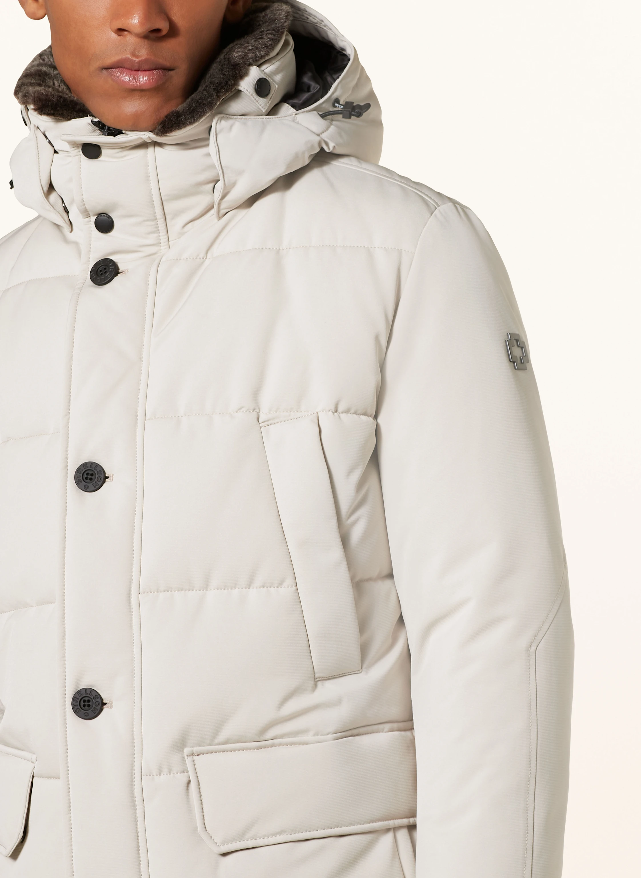 STRELLSON Parka PLAZA 2.0 mit Kunstpelz