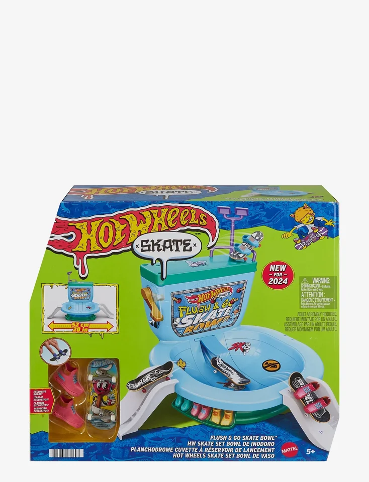 HOT WHEELS - SKATE FLUSH & GO SKATE BOWL