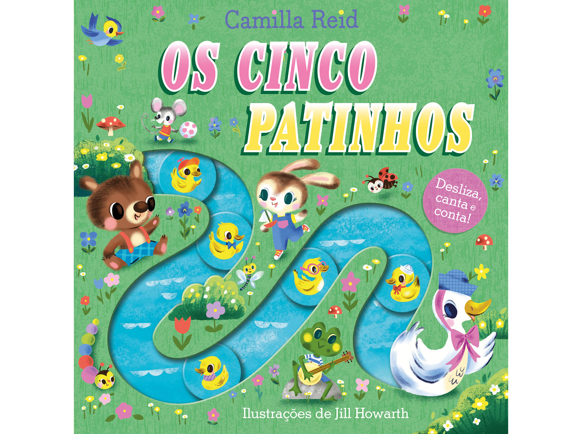 LIVRO OS CINCO PATINHOS DE CAMILLA REID