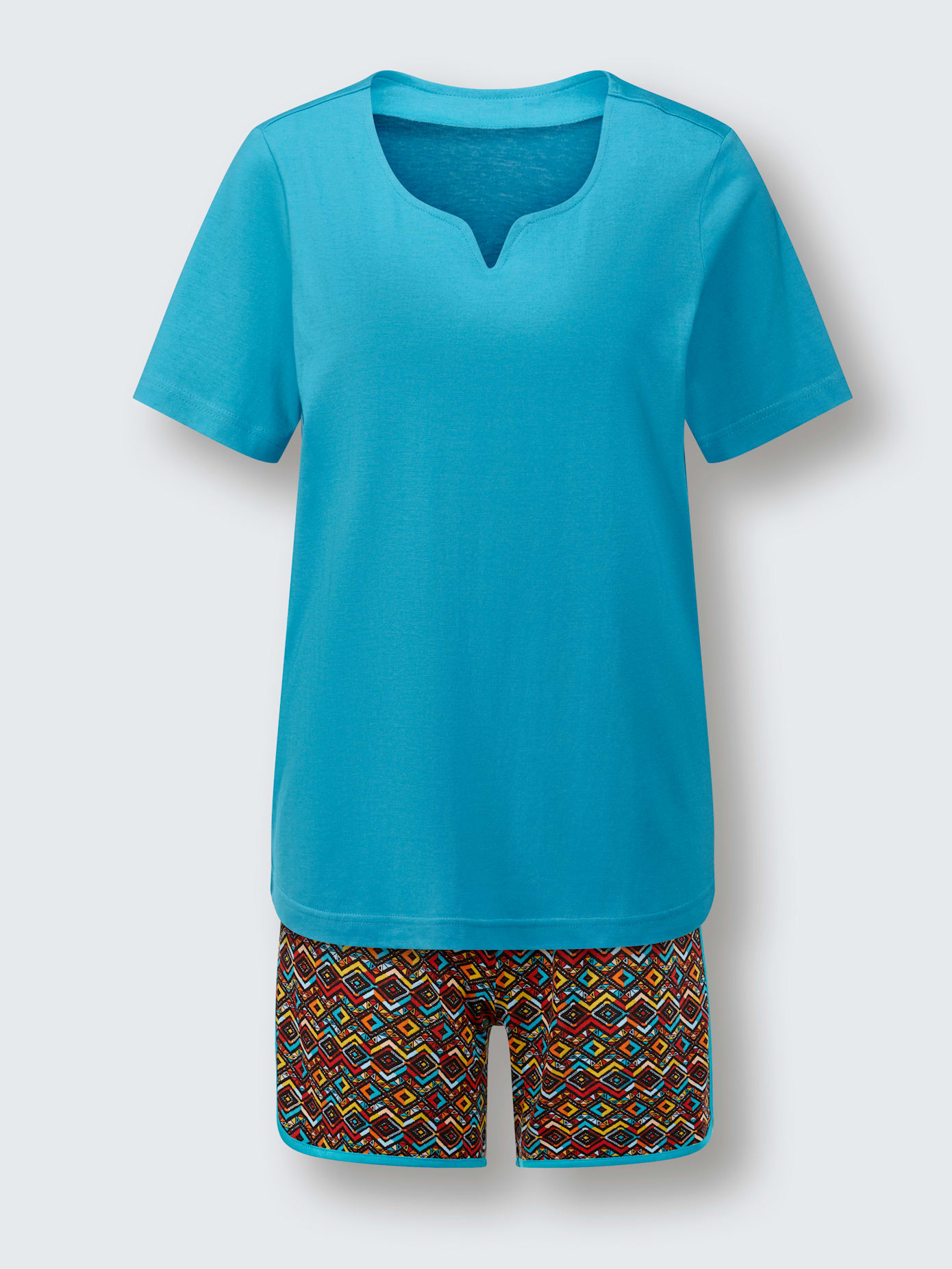 Pyjama court jersey fin