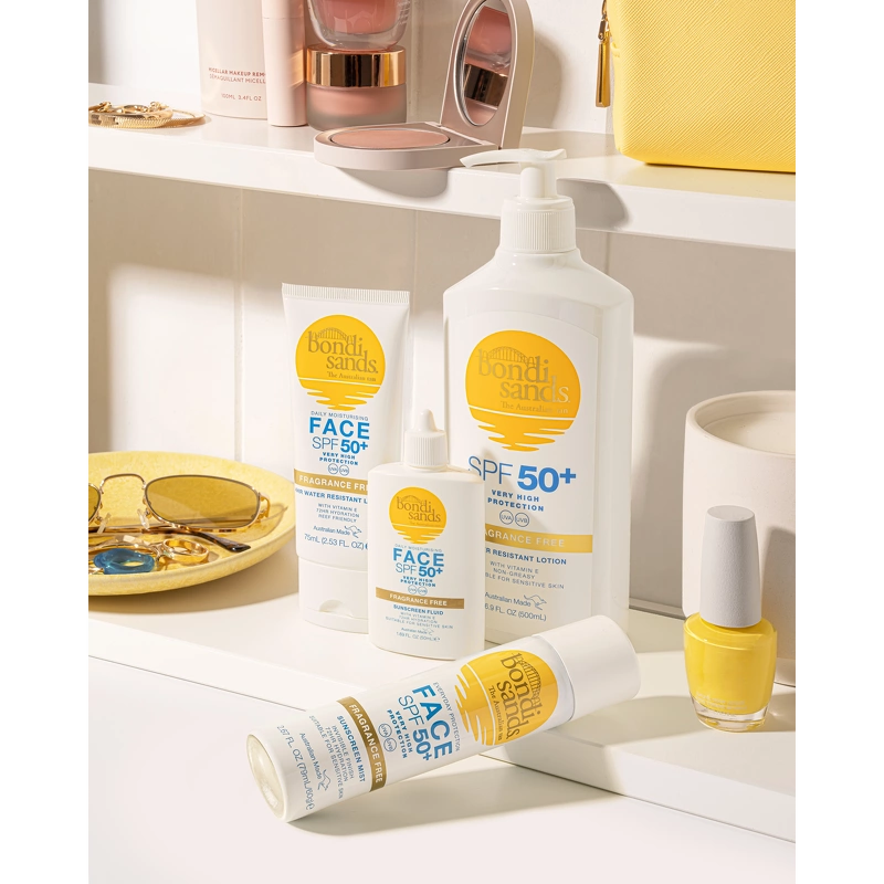 Bondi Sands Fragrance Free Face Mist SPF 50+ - 79 ml