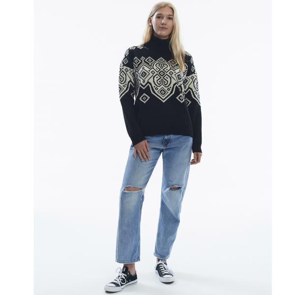 Pull DALE OF NORWAY FALUN HERON F SWEATER BLACK OFF WHITE