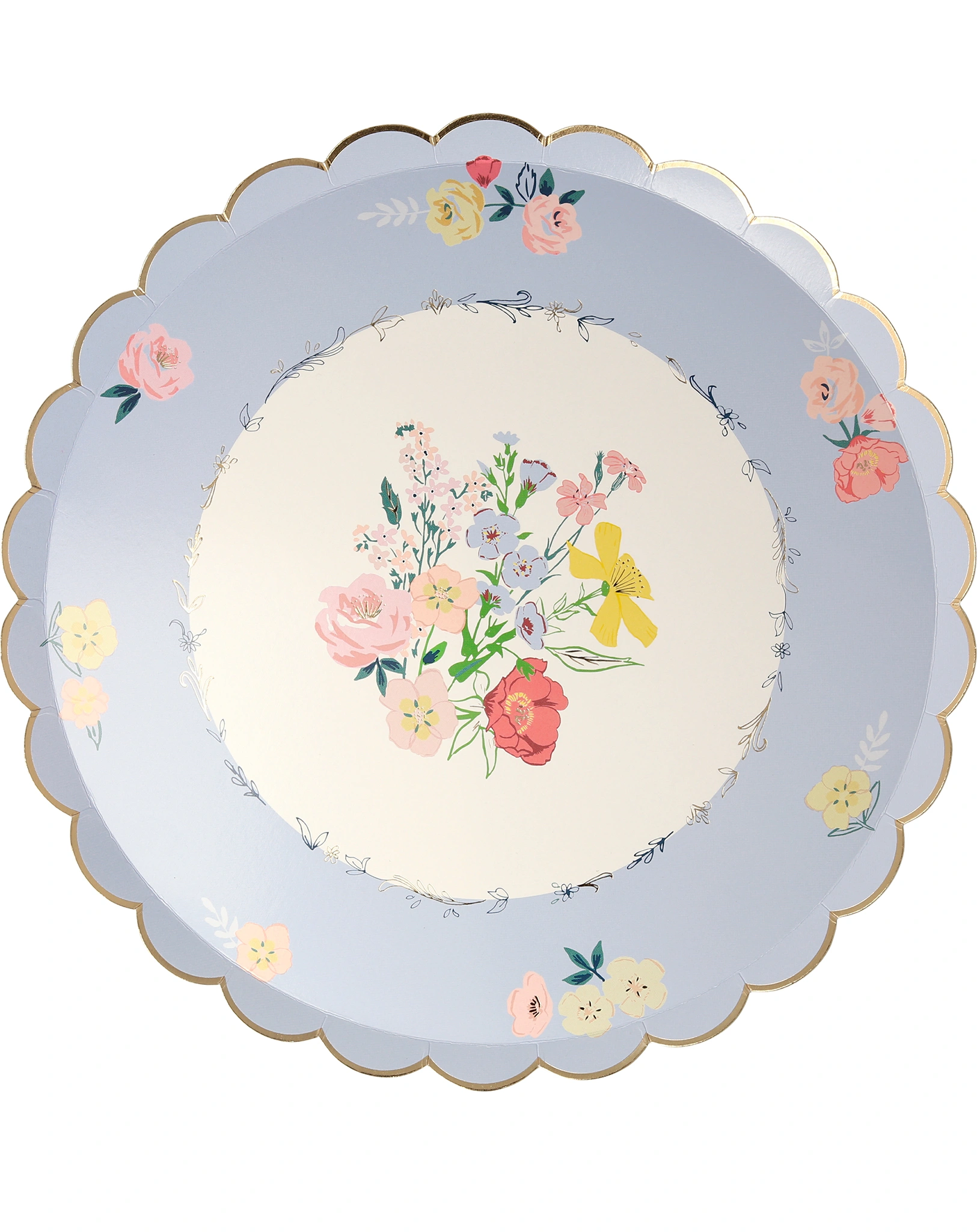 Pappteller ENGLISH GARDEN 8er-Set