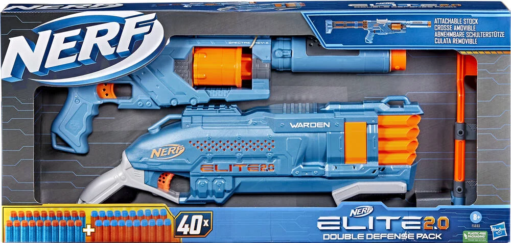 NERF ELITE 2.0 SPECTRE DOUBLE DEFENSE PACK