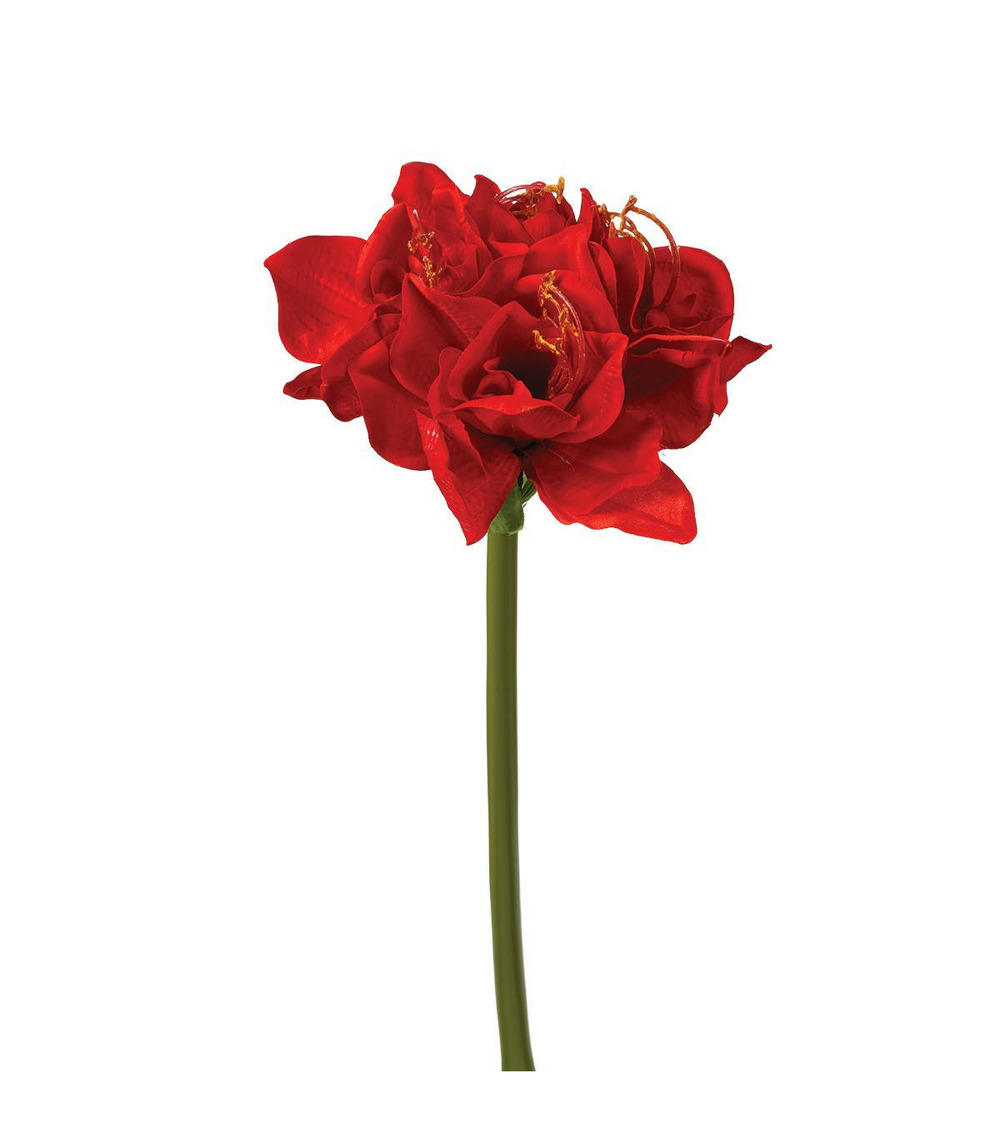 Fleur artificielle tige amaryllis h 71 cm