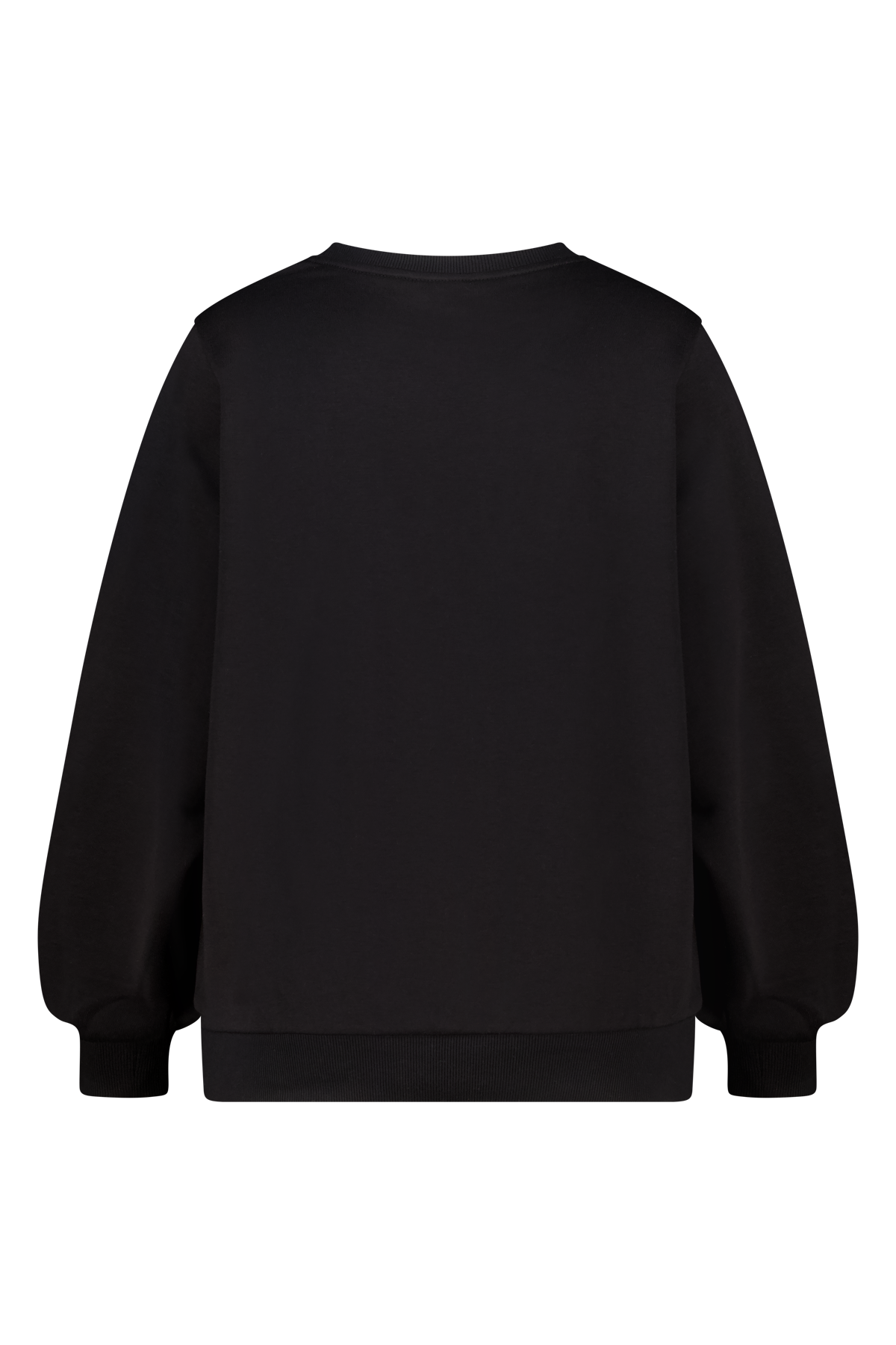 Sweater met glitter tekst Zwart