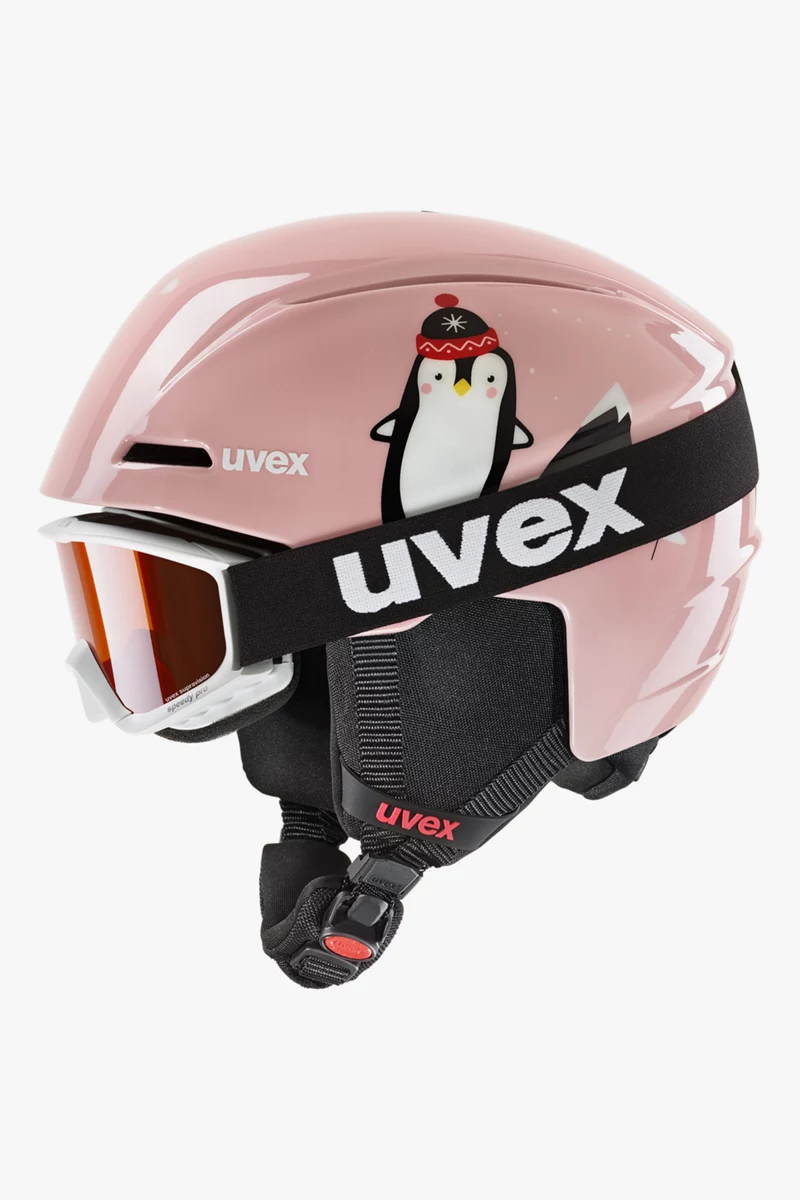 uvex viti Kinder Skihelm + Brille