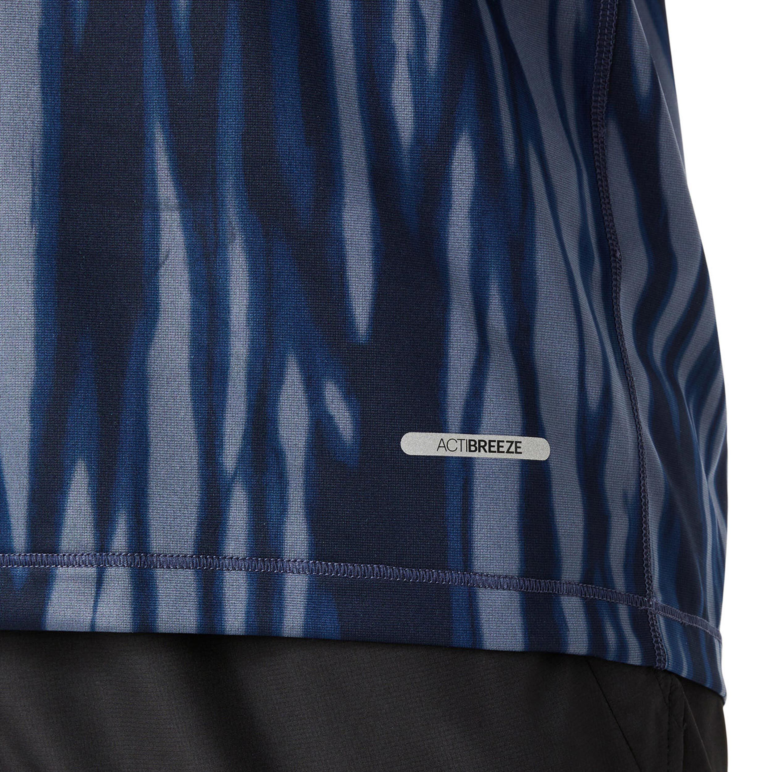 ASICS Seamless Maillot De Course Hommes - Bleu Foncé