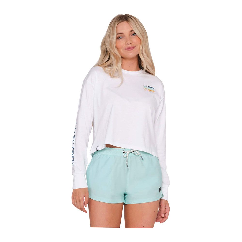 Salty Crew BEACONS - Short Femme sea foam