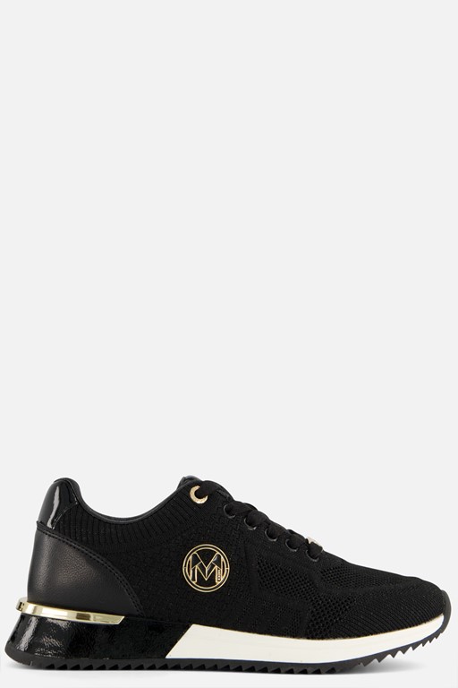 Mexx Gitte Glitter Sneakers zwart Pu