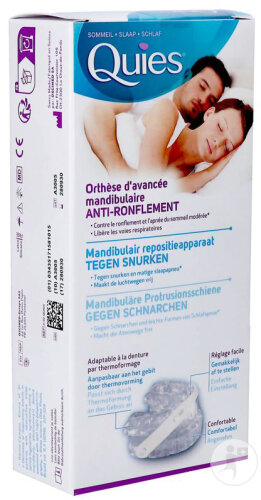 Quies Orthèse Avancée Mandibulaire Anti-Ronflement