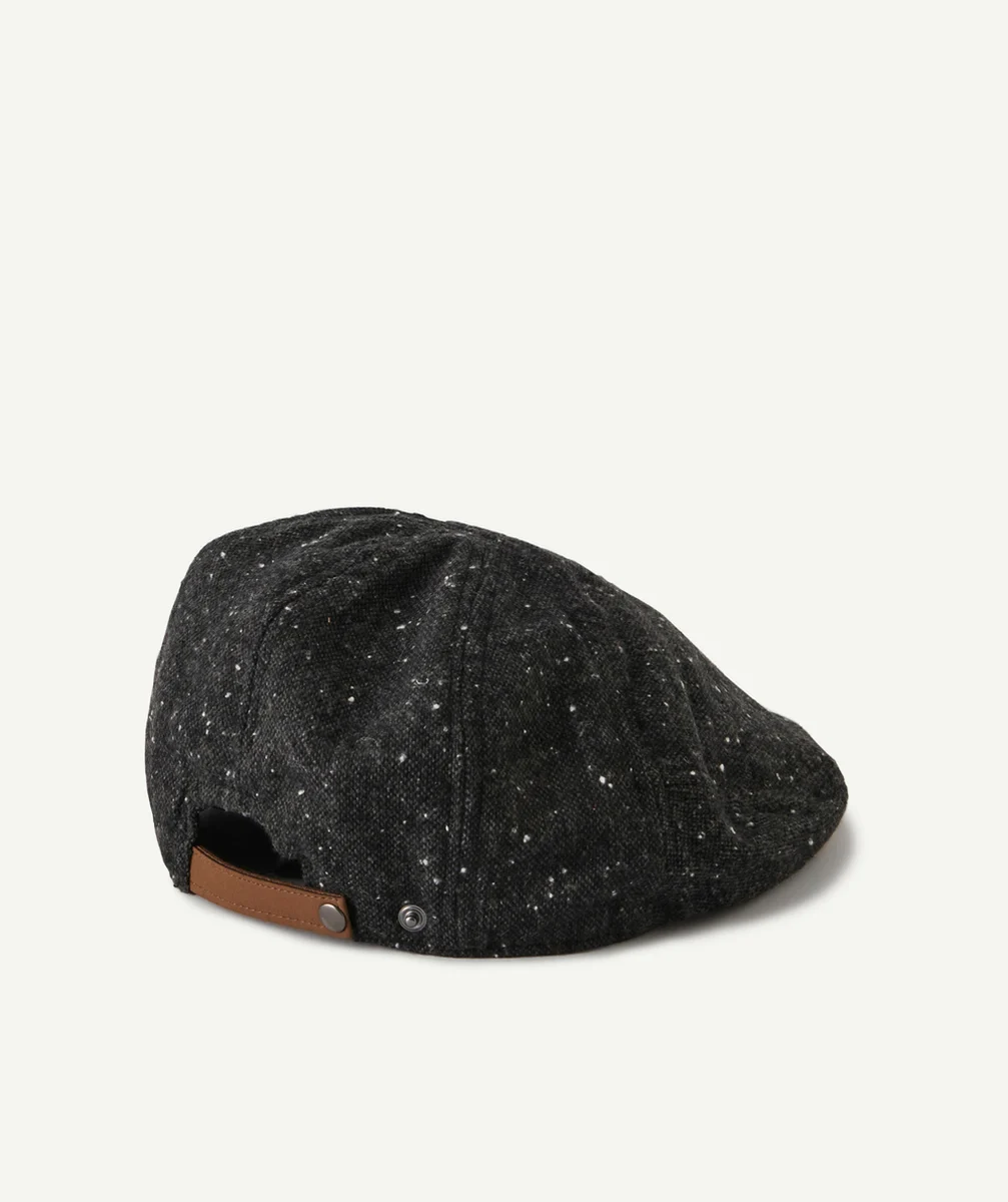 CASQUETTE GAVROCHE GRIS MOUCHETÉ GARÇON