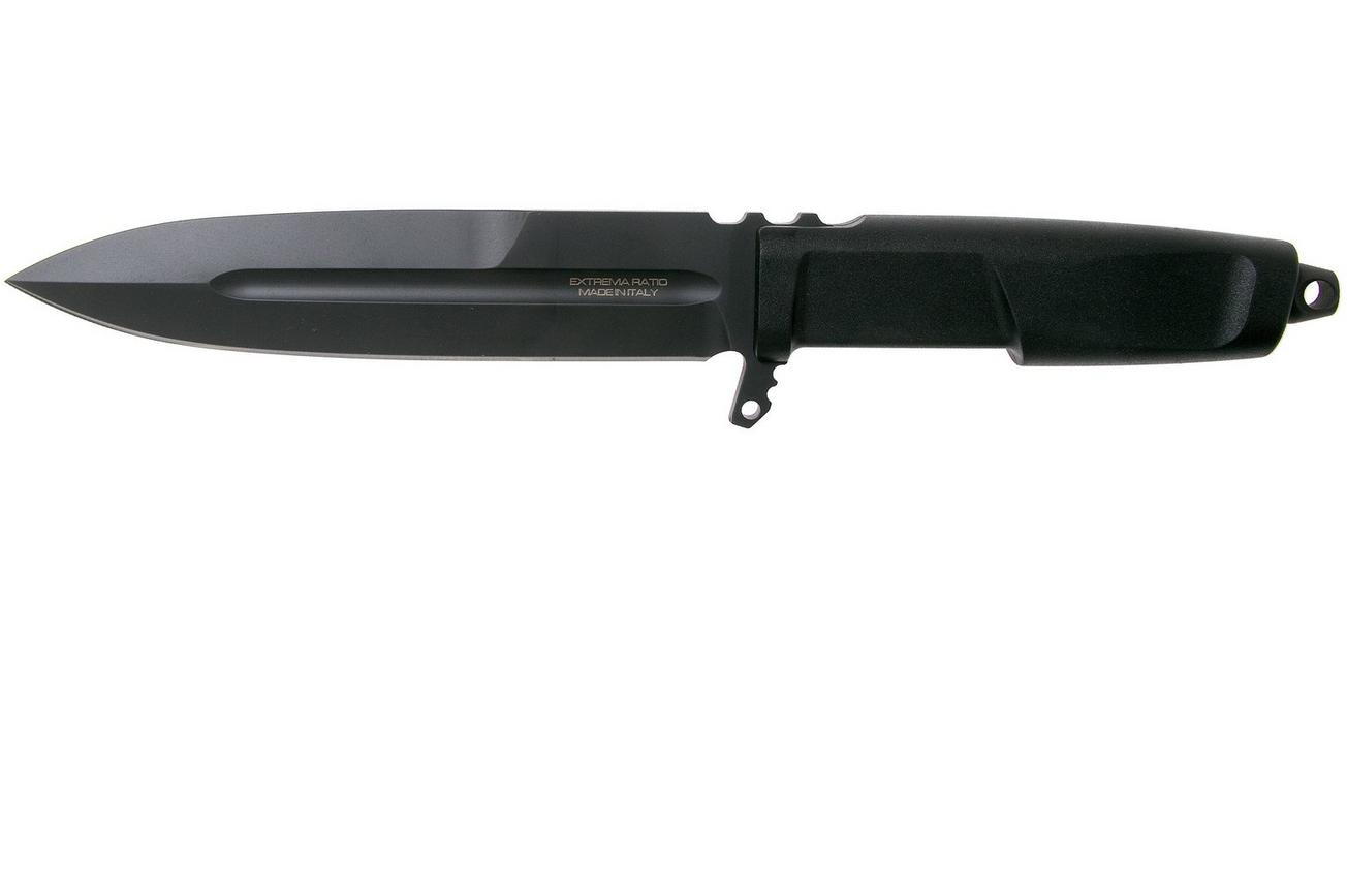 Extrema Ratio Contact, Black Black 04.1000.0215/BLK vaststaand mes
