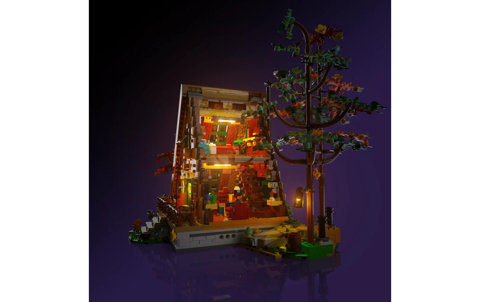 LED-Licht-Set für LEGO® Finnhütte 21338Light-Kit