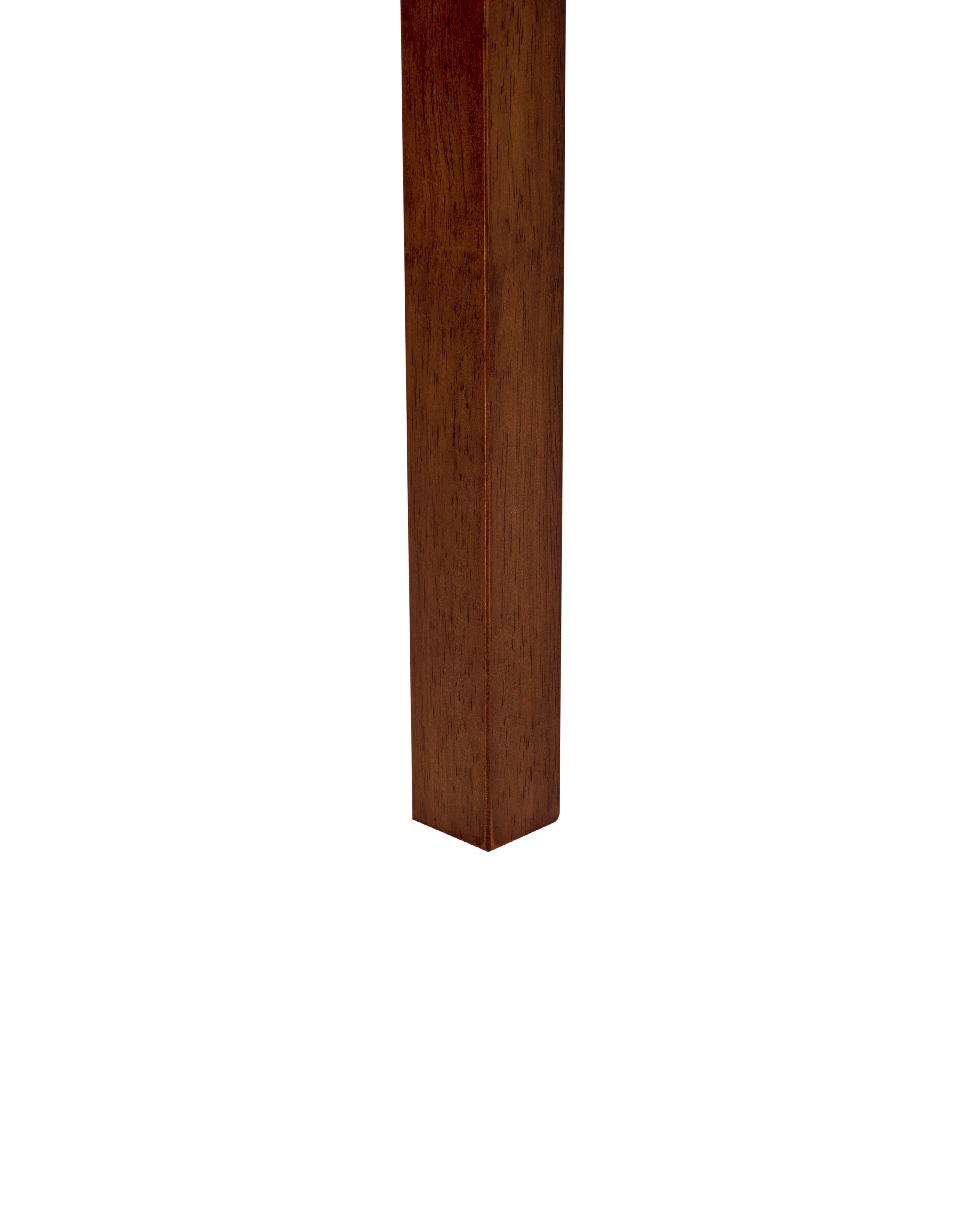 Set van 2 eetkamerstoelen ORTLEY Hout Donkerbruin/groen