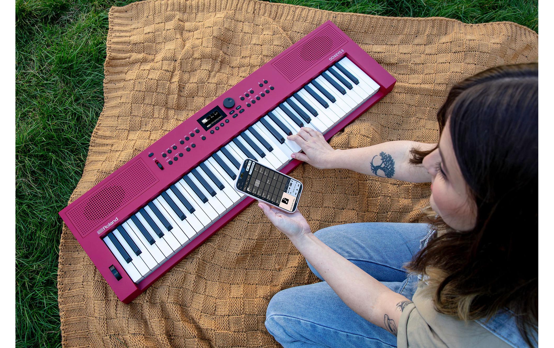 Keyboard GO:KEYS 3 Rot<br>Keyboard mit 61 anschlagsdynamischen Tasten und Zen-Core Engine