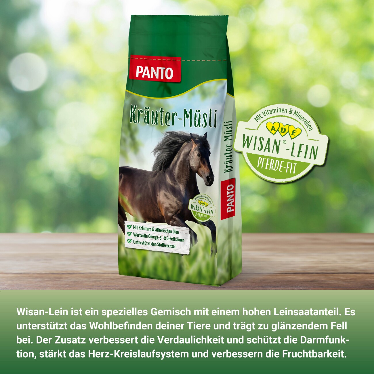 Panto KRÄUTERMÜSLI MIT WISAN-LEIN 20kg