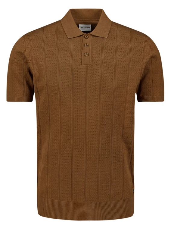 No Excess Pullover Short Sleeve Polo Button S 28240450