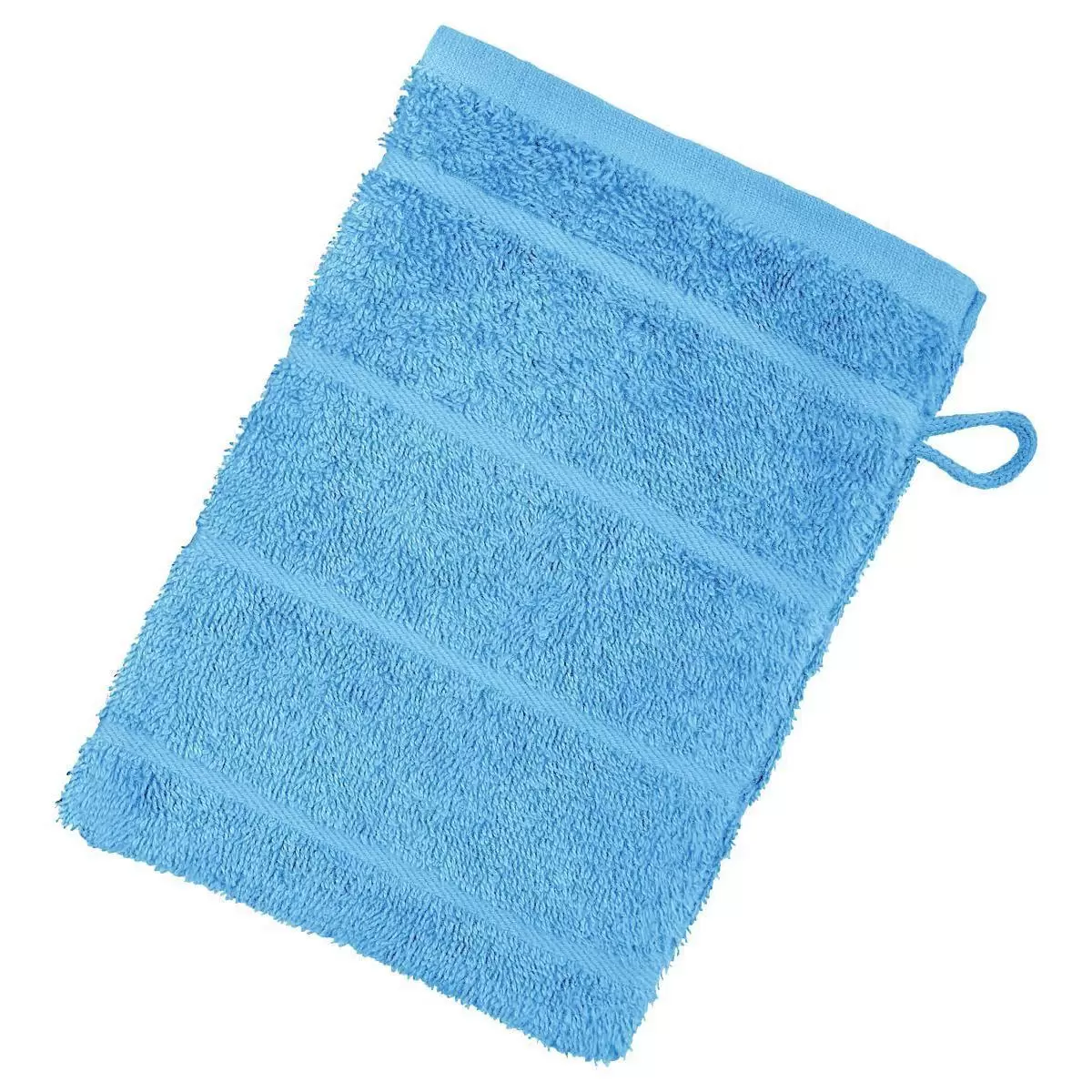 Waschhandschuh Liliane azurblau