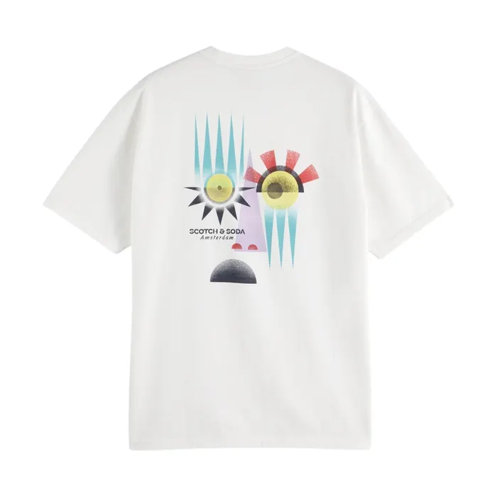 Scotch & Soda Front and Back Artwork Shirt Heren