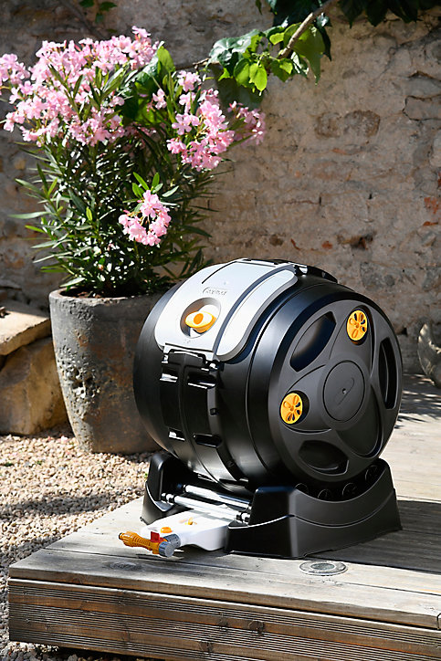 Composteur rotatif Easymix 2 en 1 Hozelock 100L