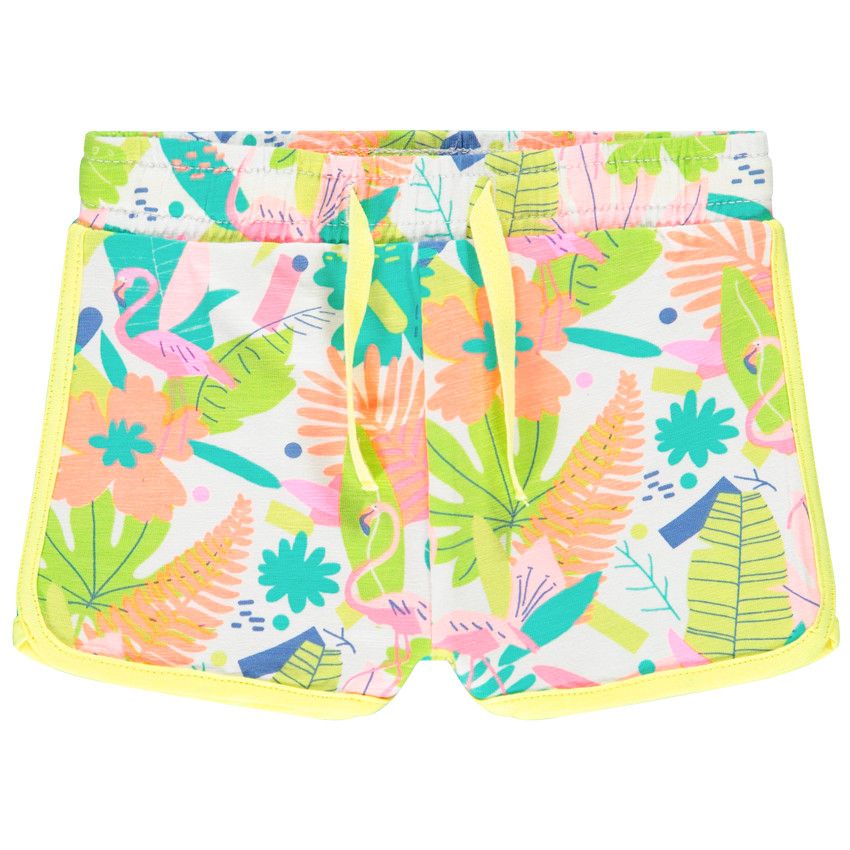 Short imprimé pour bébé fille - Vert