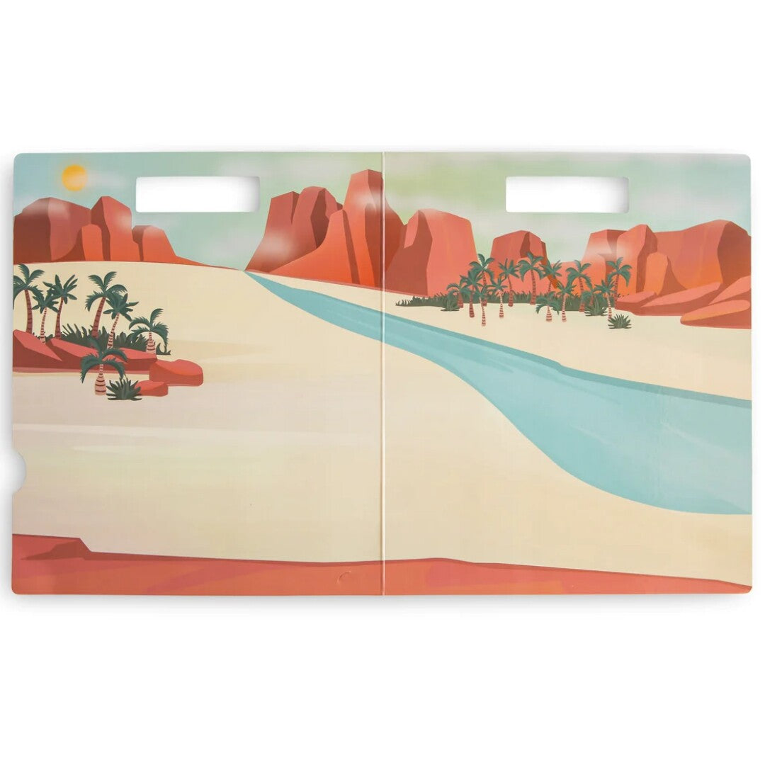 Mushie herbruikbare 3D stickers met achtergrond - dino's